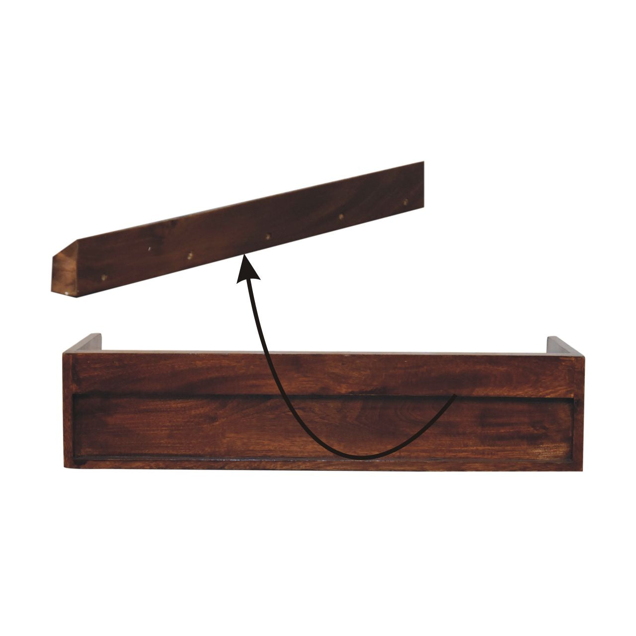 Solid Wood Belmont Wall-Mounted Console