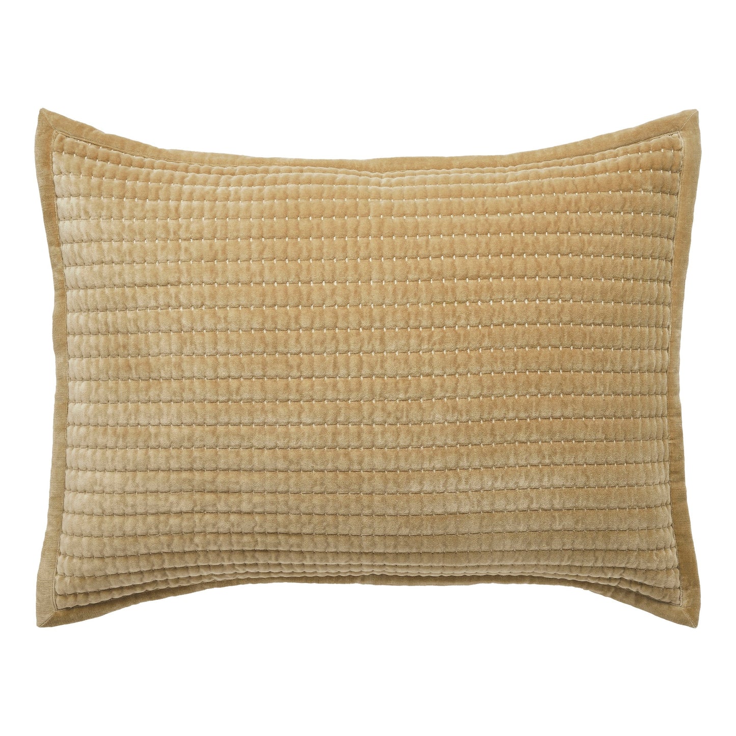 Milton Channel Stitched Velvet Coverlet Sham