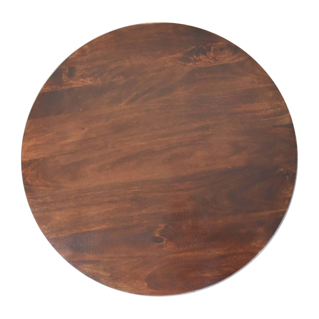 Solid Wood California Walnut Central Table with Ball Feet