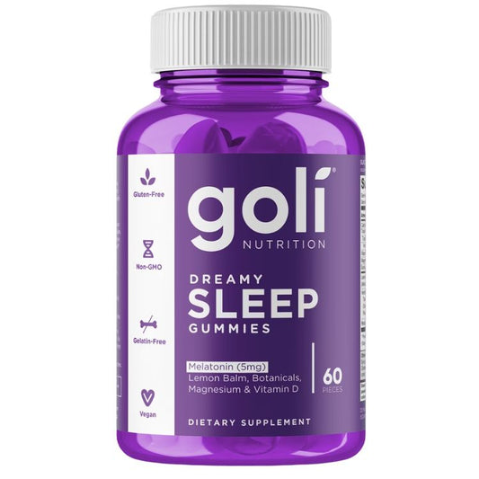 Goli Nutrition Dreamy Sleep, Melatonin 5 Mg, Gummies
