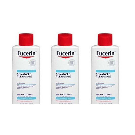 Eucerin Advanced Cleansing Body And Face Cleanser - 16.9 Fl Oz