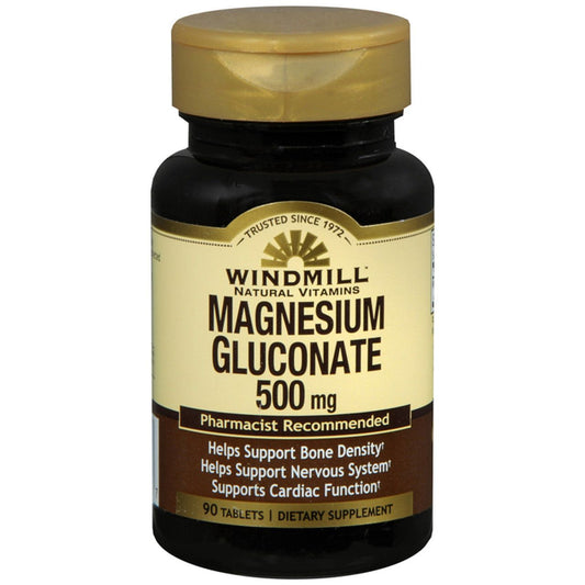 Windmill Magnesium Gluconate 500 Mg - 90 Tablets