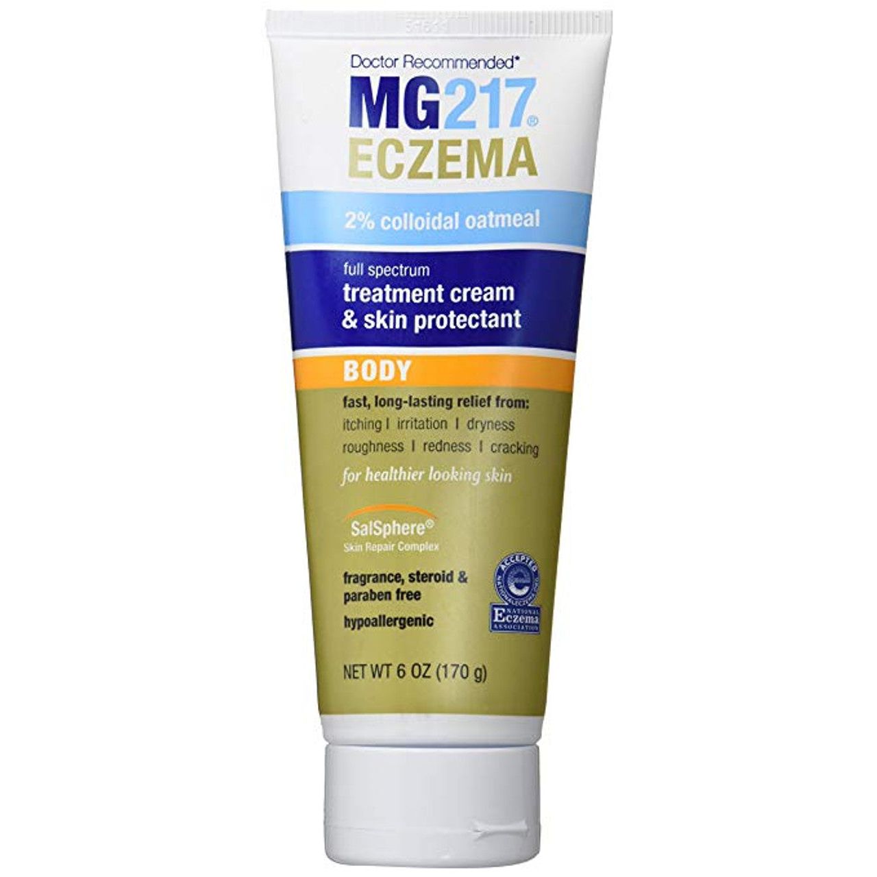 Mg 217 Eczema Body Cream With 2% Colloidal Oatmeal, 6 Oz