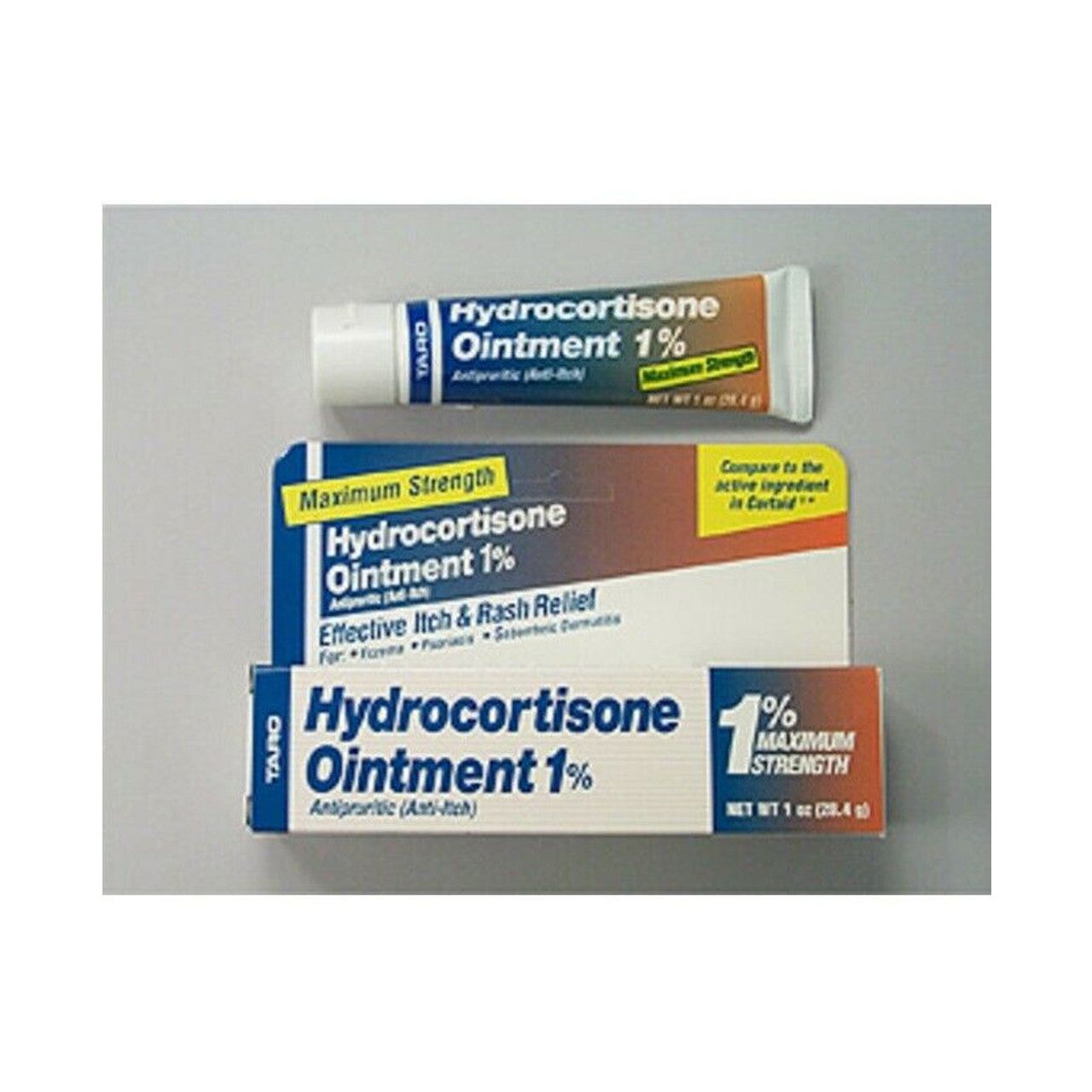 Taro Pharmaceuticals Hydrocortisone 1% Cream Maximum Strength 1 Oz