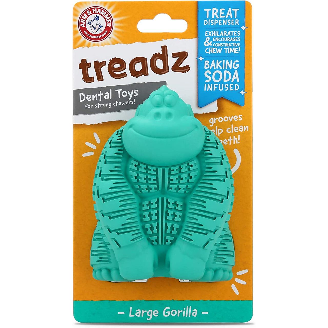 Arm & Hammer Gorilla Treadz Dental Toy For Large Dogs