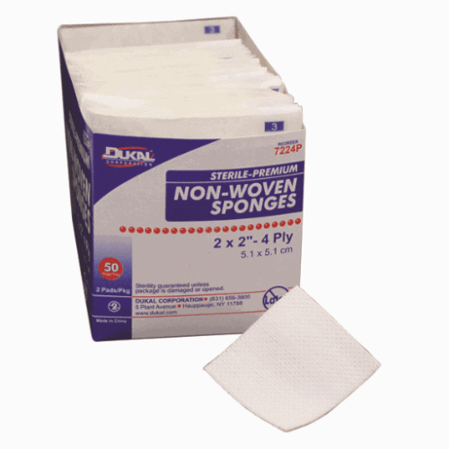 Dukal Corp 6 Pl 2x2 Sterile IV Gauze Sponge