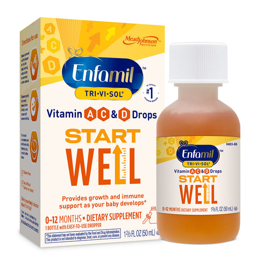Enfamil Tri-Vi-Sol Supplement Drops, Vitamins A, D&C For Infants-50 Ml
