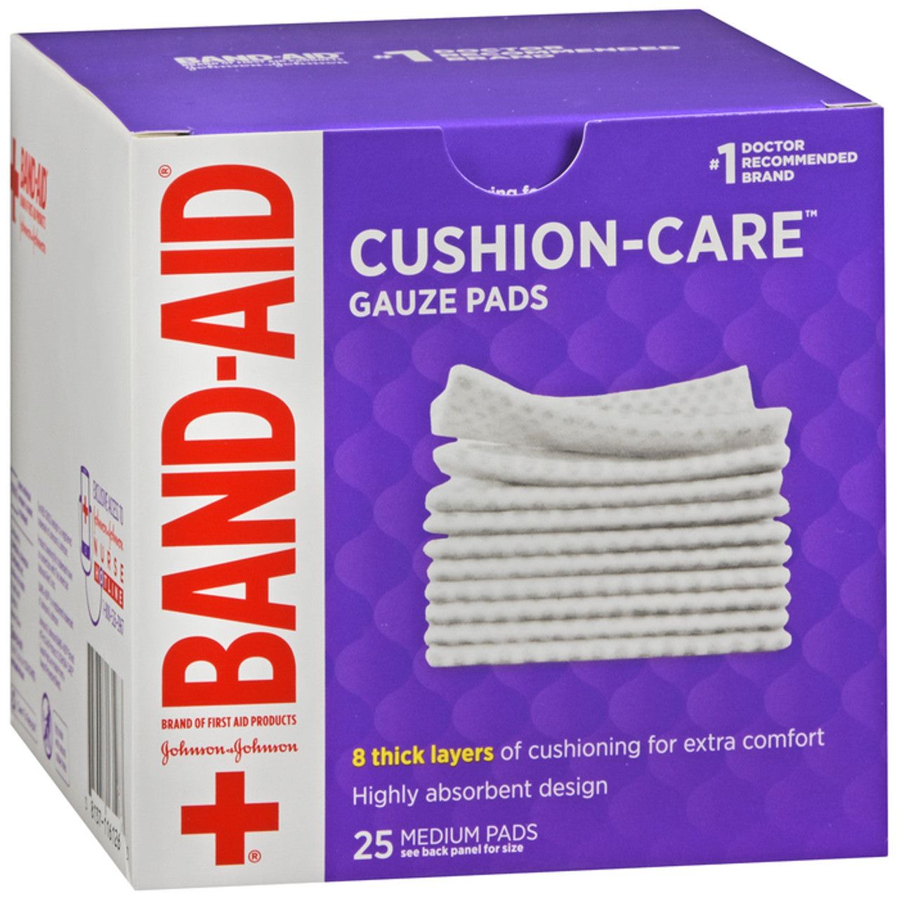 Band-Aid Brand Cushion Care Gauze Pads - Medium