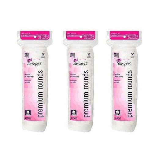 Swisspers Hypoallergenic Premium Cotton Rounds