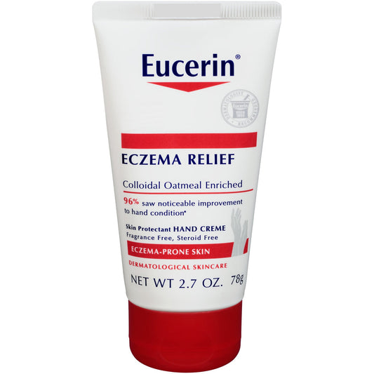 Eucerin Eczema Relief Hand Cream Tube, 2.7 Oz