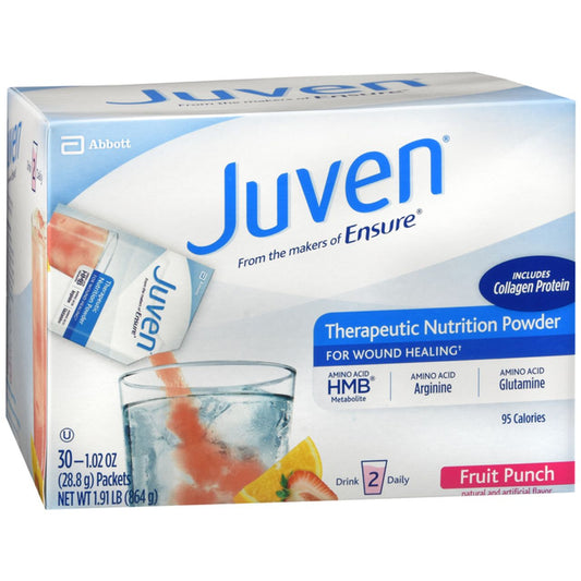 Juven Therapeutic Nutrition Drink Powder, Fruit Punch, 30 Packets