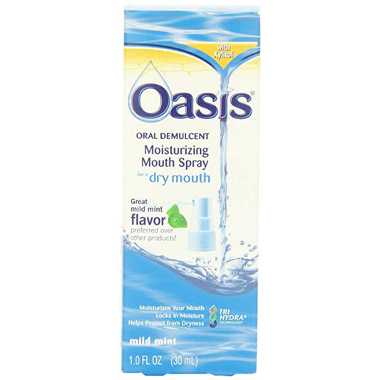 Oasis Moisturizing Dry Mouth Spray, Mild Mint, 1 Oz