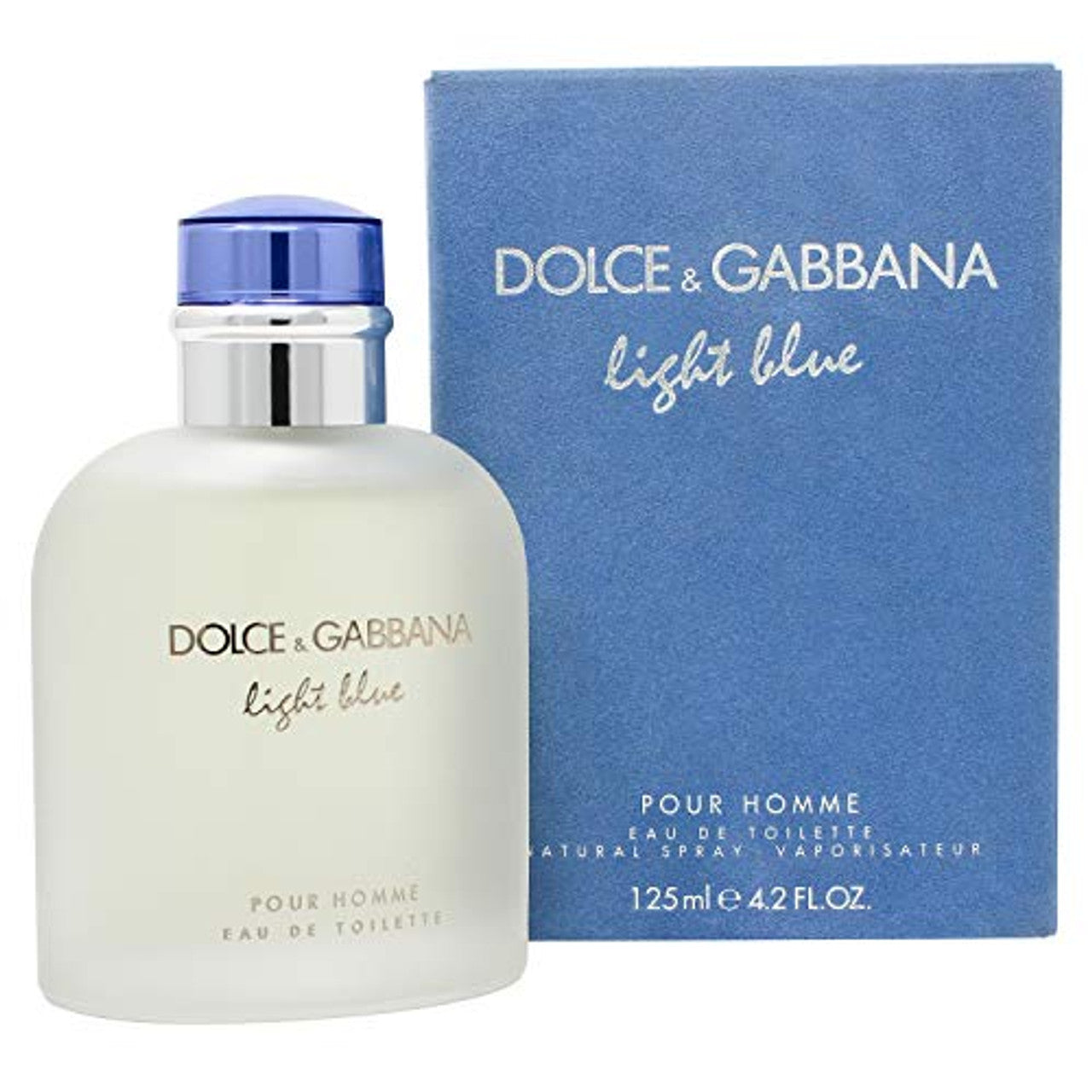 Dolce & Gabbana Light Blue Eau De Toilette Spray For Men, 4.2 Fl Oz