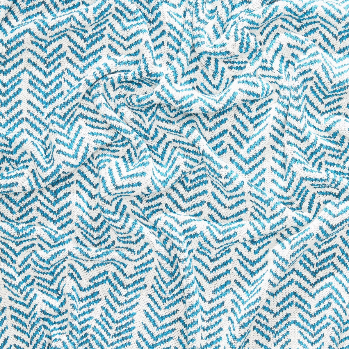 Ovarian Cancer - Cotton Sustainable Knit Warrior Throw Blanket Teal