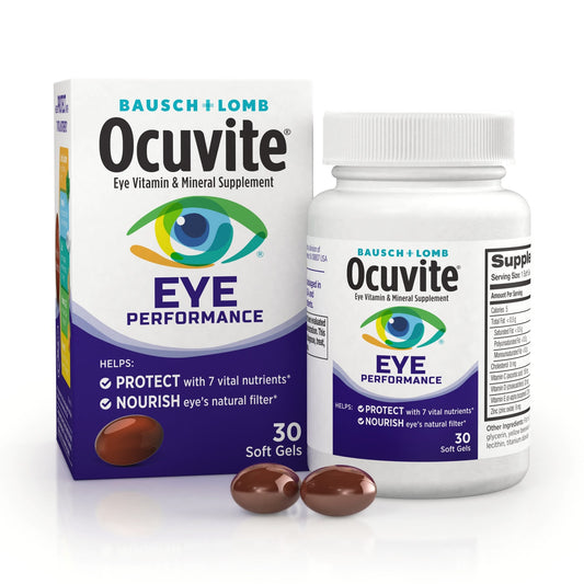 Ocuvite Bausch + Lomb Eye Performance Formula Soft Gels