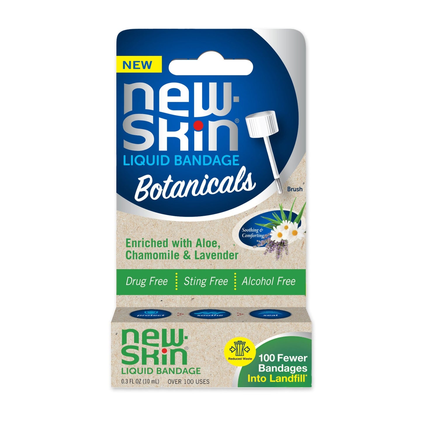 New Skin Botanicals Liquid Bandage For Minor Cuts And Scrapes