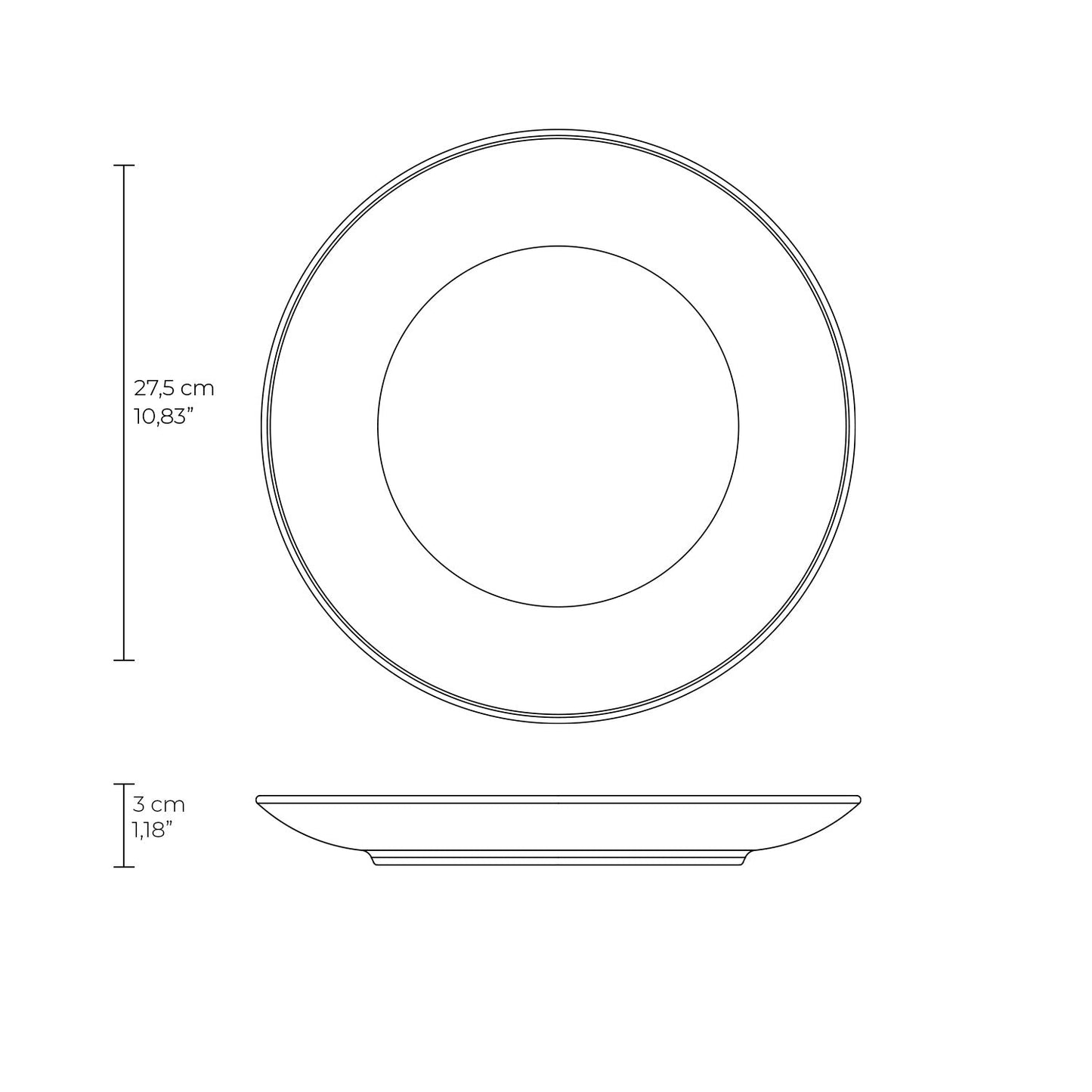 Dinner Plate Set of 4