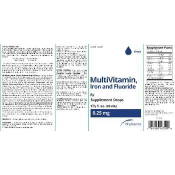 H2 Pharma MultiVitamin, Iron And Fluoride