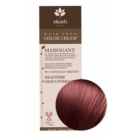 Ekoeh Brasil Hair Color Cream Mahogany 2.7 Fl Oz (80ml) Liquid