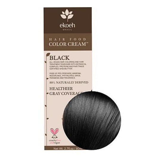 Ekoeh Brasil Hair Color Cream Black 2.7 Fl Oz (80ml) Liquid