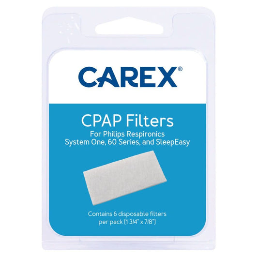 Carex CPAP Filters For Philips Respironics System One, 60 Series & SleepEasy, Disposable