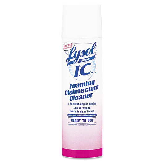LYSOL Foaming Disinfectant Cleaner (24 oz Aerosol Cans), Case of 12