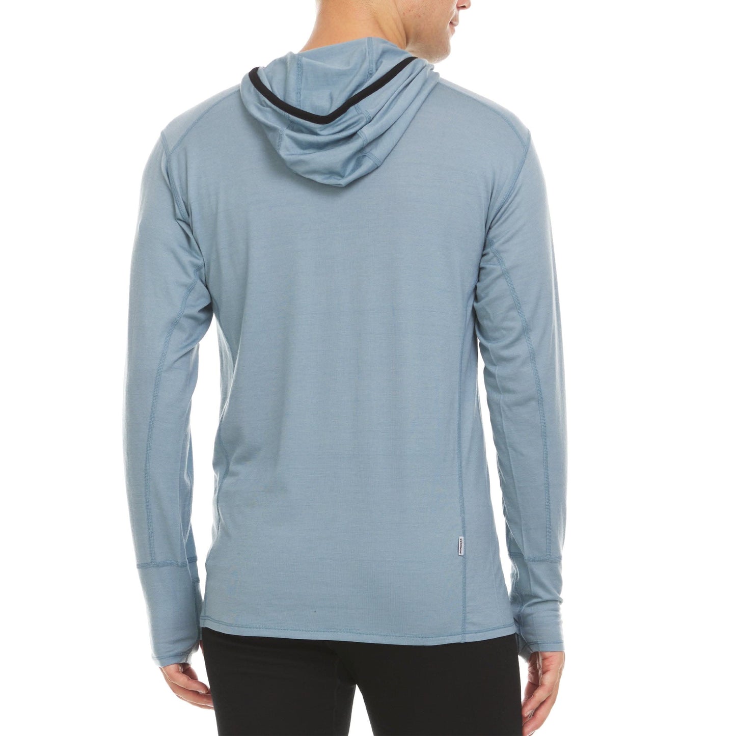 Men's Wool 1/4 Zip Merino Sun Hoodie - Microweight - Osadia Concept Store