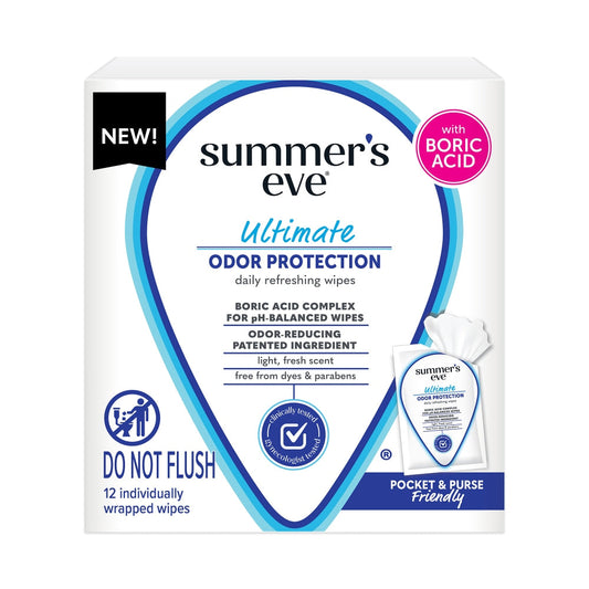 Summer's Eve Daily Refreshing Wipes, Ultimate Odor Protection