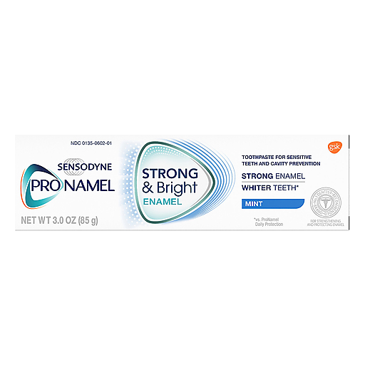 Sensodyne ProNamel Strong Bright Enamel Toothpaste For Sensitive Teeth Mint - 3 Oz