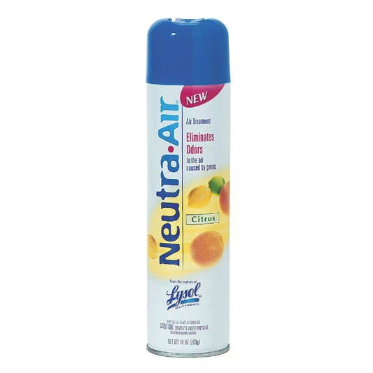 Lysol Neutra Air Energizing Citrus Zest Scent Sanitizing Spray 10 Oz. Aerosol Can