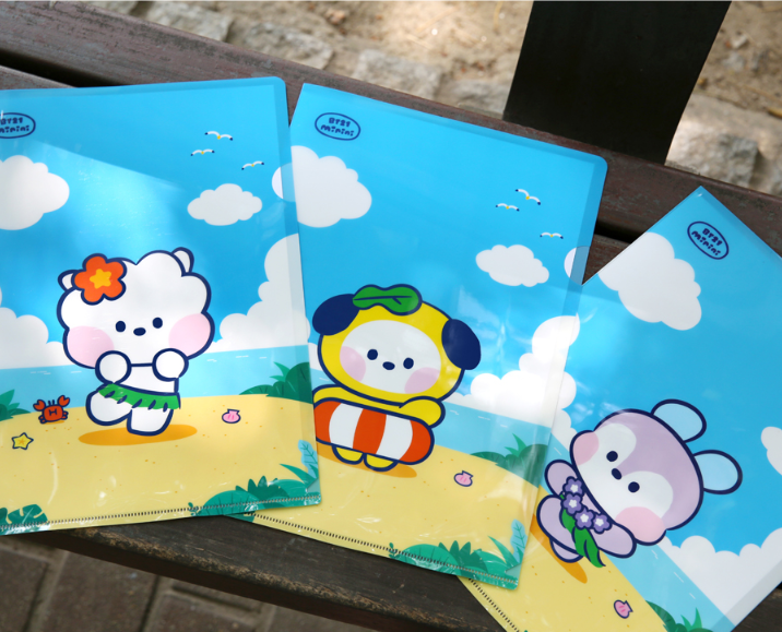 BTS x BT21 Minini L Holder A4 Vacance