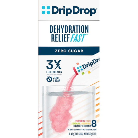 Dripdrop Ors Drip Drop Zero Sugar Electrolyte Drink Mix Variety Pack