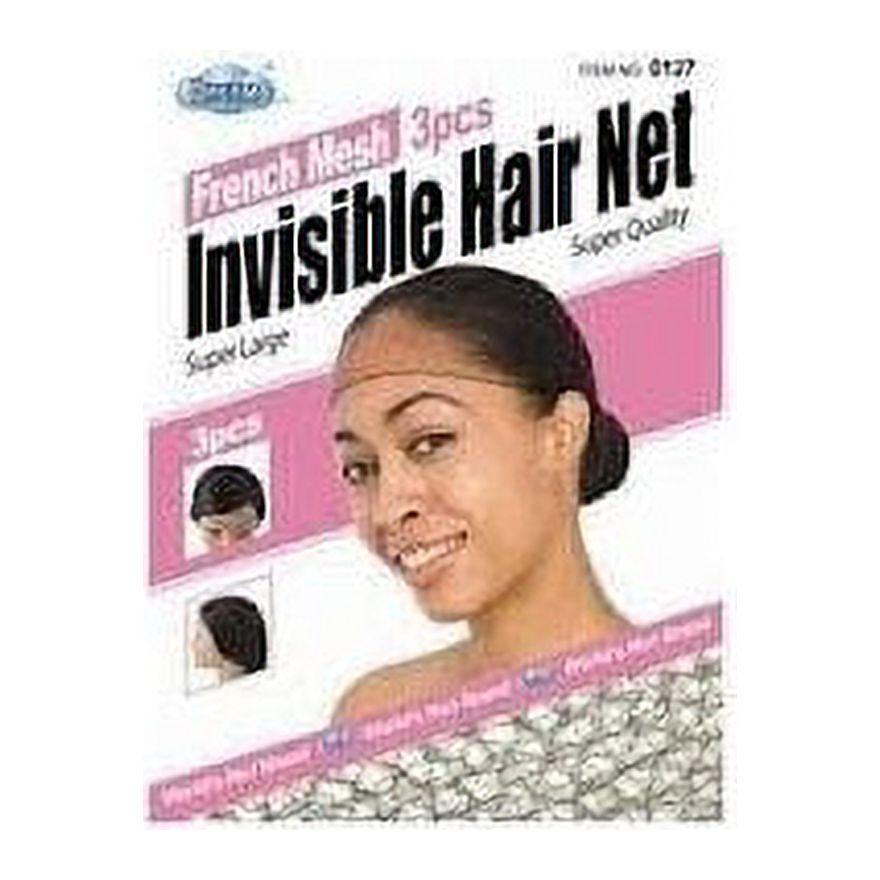 Dream Invisible Hair Net Super Large 3 Count Black - Osadia Concept Store