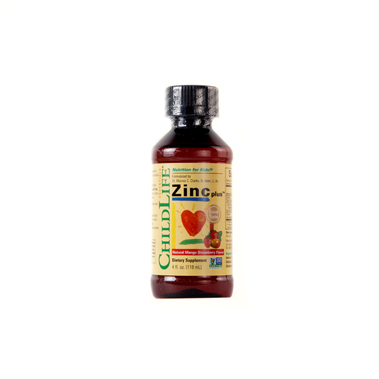 ChildLife Essentials Child Life Zinc Plus, Natural Mango Strawberry Flavor 4 Fl Oz