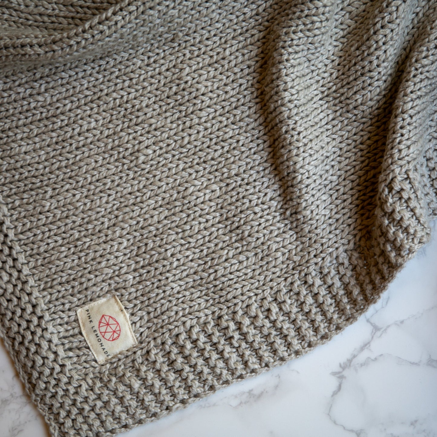 Zrestha Organic Cotton Knit Throw Blanket