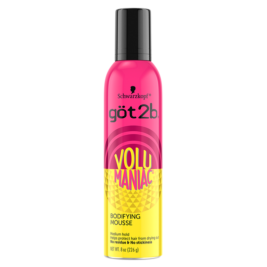 Got2b Volumaniac Bodifying Hair Mousse, 8 Ounce