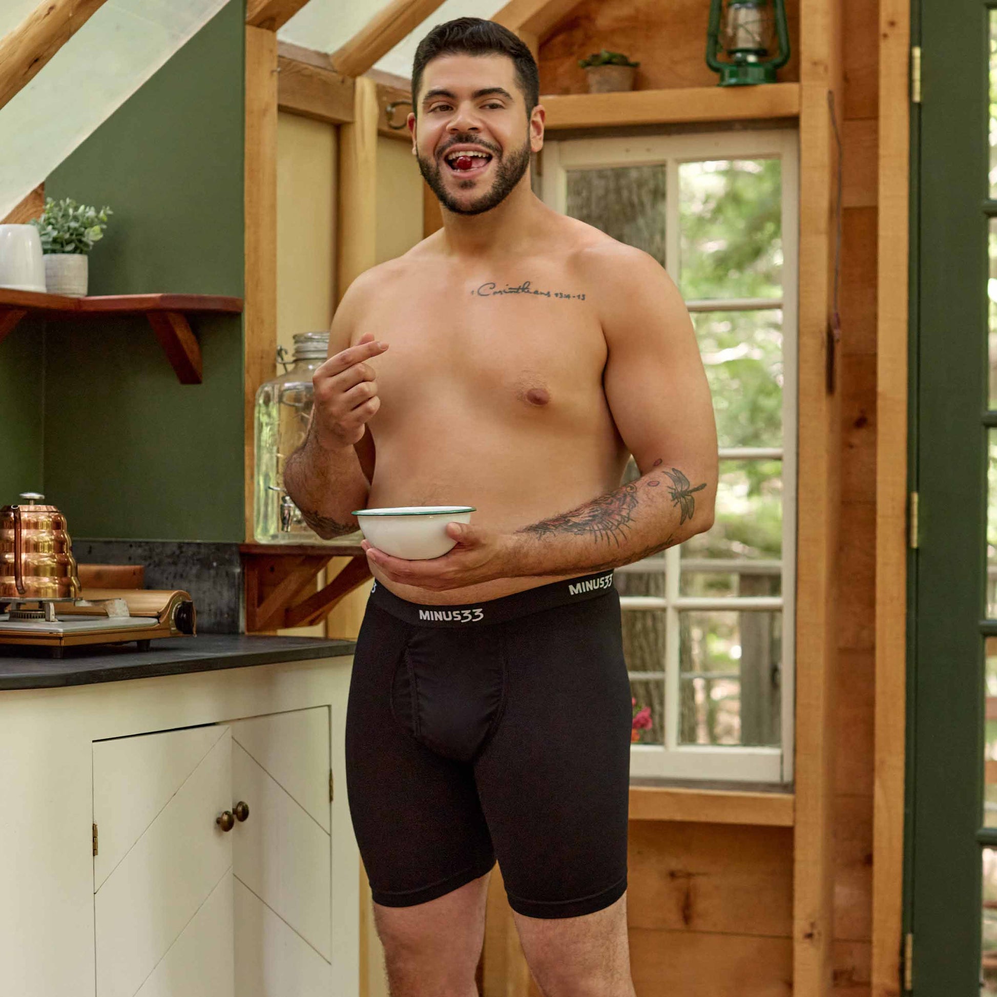 Men's Merino Wool Pouch Boxer Briefs - Microweight - Osadia Concept Store