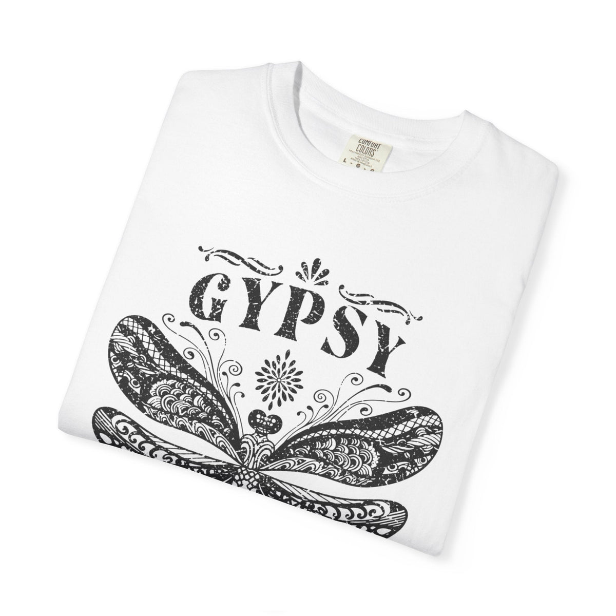 Gypsy Soul Dragonfly T‑Shirt — Boho Vintage Graphic Tee