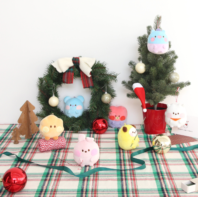 BTS x BT21 Minini Tong Tong Ornament Cushion