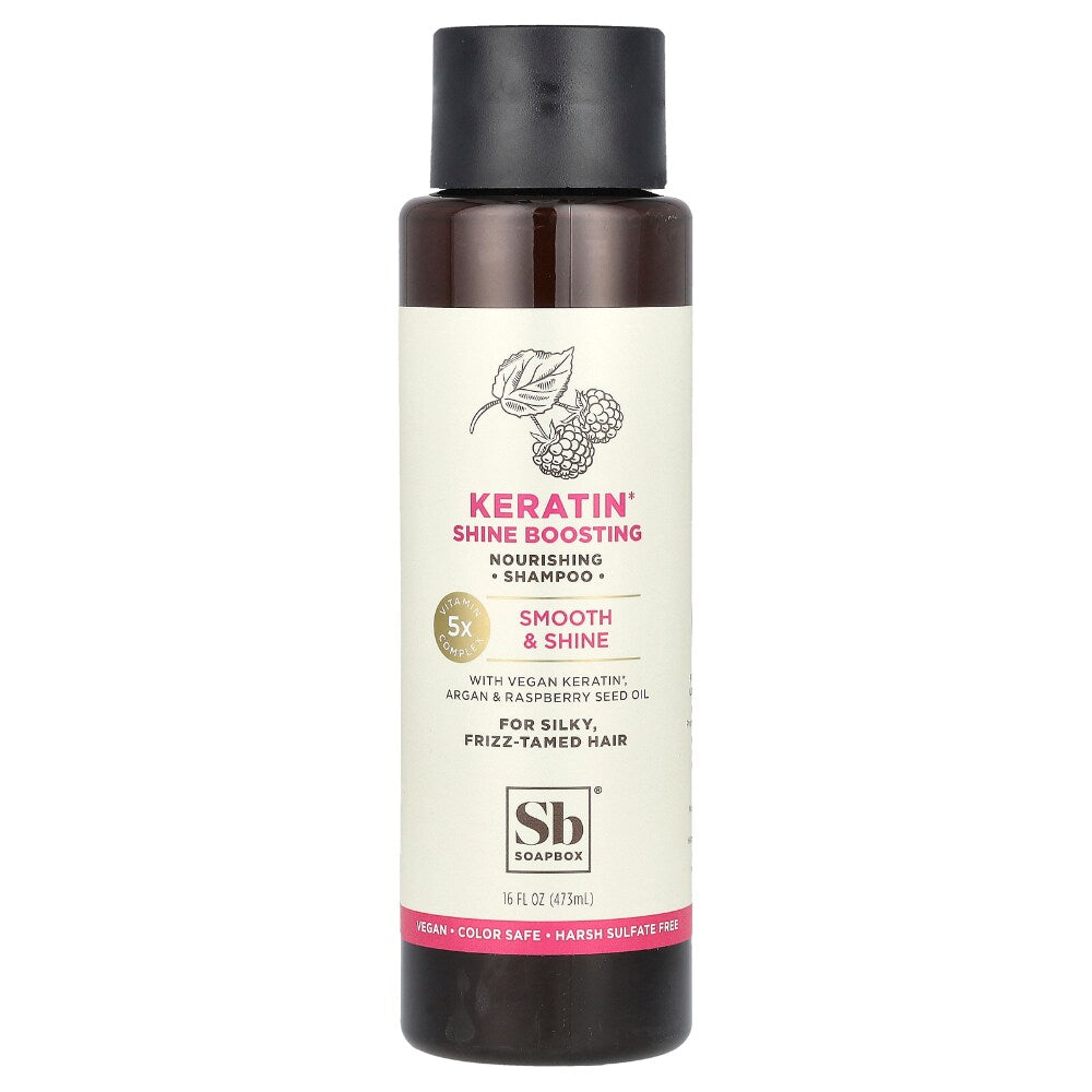 Soapbox Nourishing Shampoo Keratin Shine Boosting For Silky Frizz-Tamed Hair - 16 Fl - Osadia Concept Store