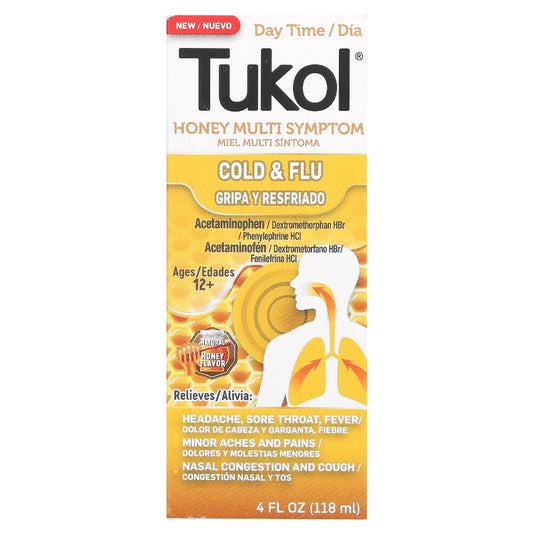 Tukol Day Time Multi Symptom Honey Cold & Flu 4 Oz