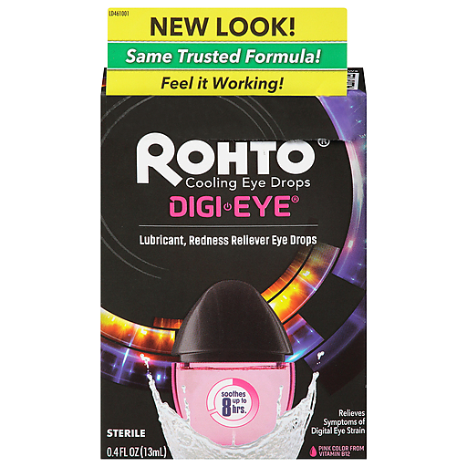 Rohto Cooling Eye Drops, Sterile 0.4 Fl Oz