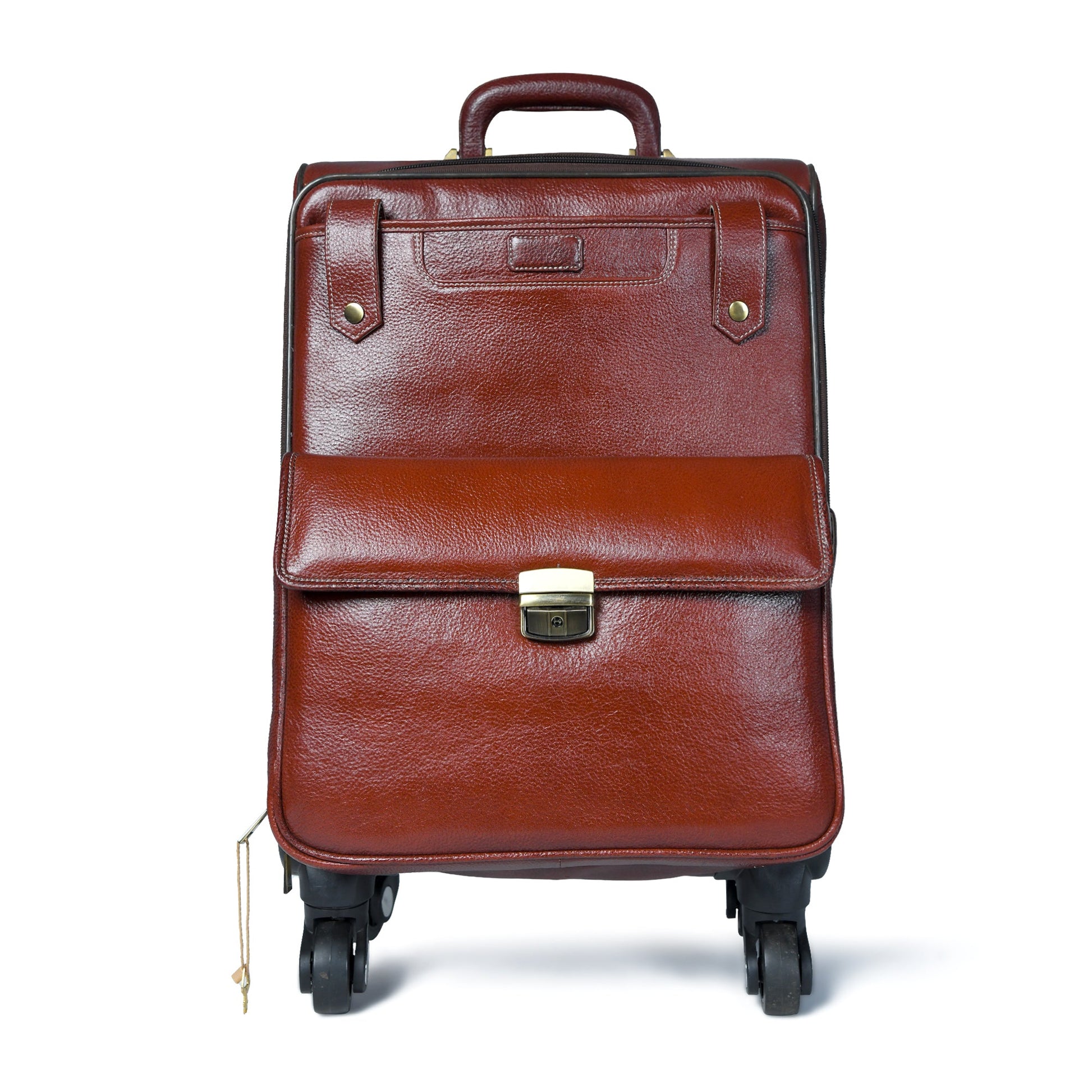 Leather Carry-On Trolly Bag - Osadia Concept Store
