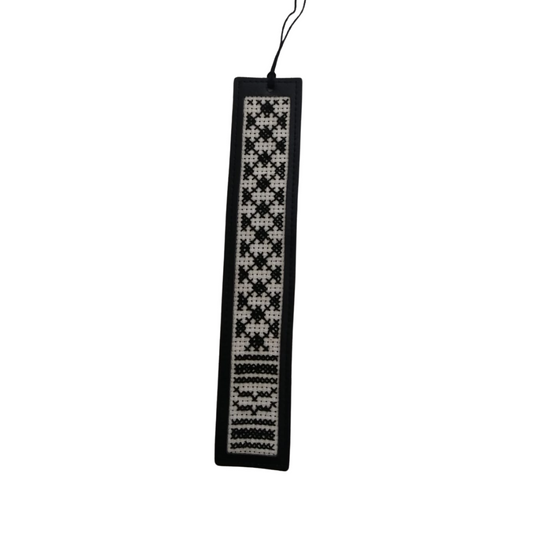 Kuffiyeh Bookmark - White