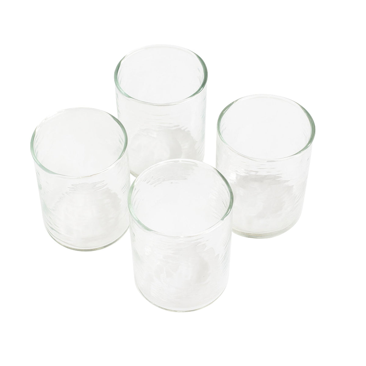 S/4 Recycled Hammered Glasses