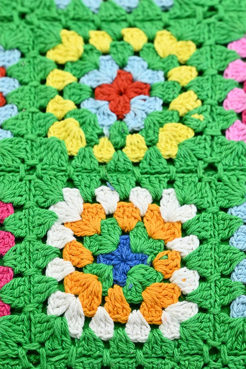 Rooted Radiance Crochet Tote- Sustainable Fashion