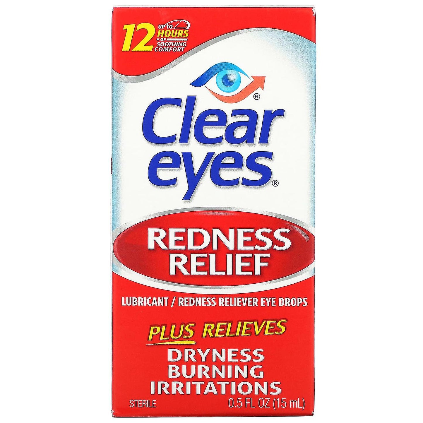 Clear Eyes Redness Relief Lubricant Eye Drops - 0.5 Fl Oz