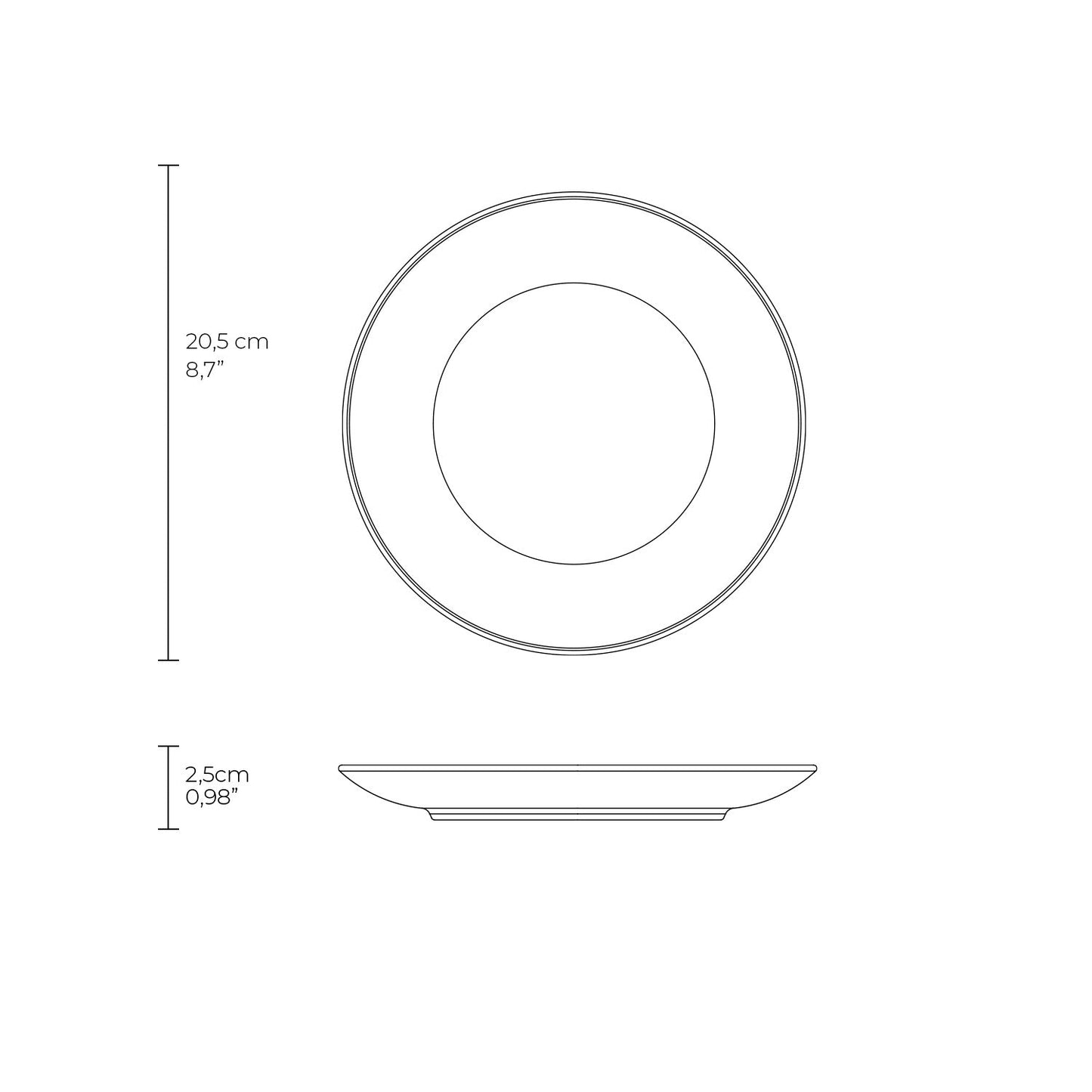 Dessert Plate Set of 4