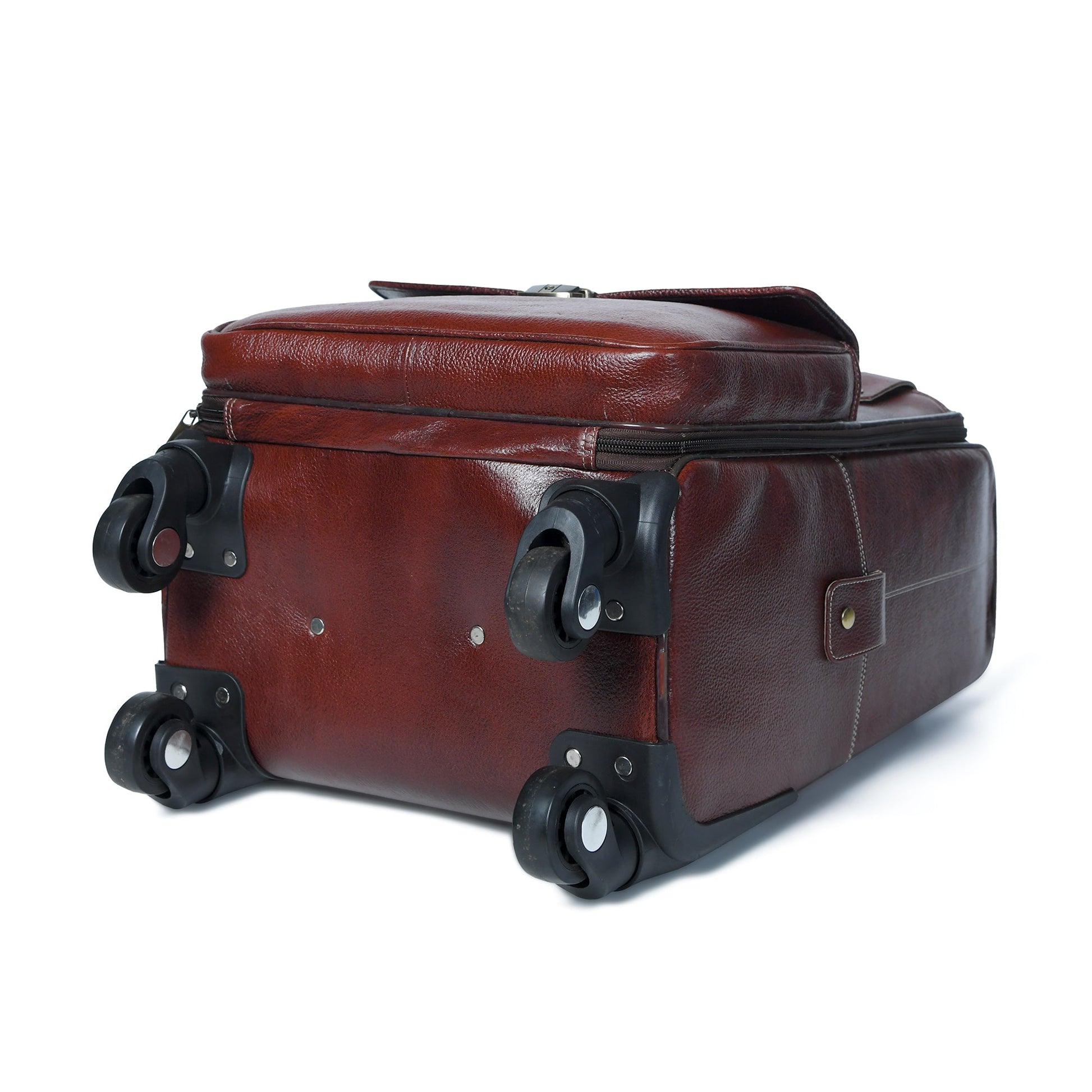 Leather Carry-On Trolly Bag - Osadia Concept Store
