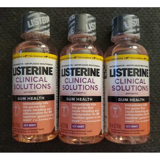 Johnson & Johnson Listerine Clinical Solutions Gum Health Antiseptic Mouthwash 95 mL